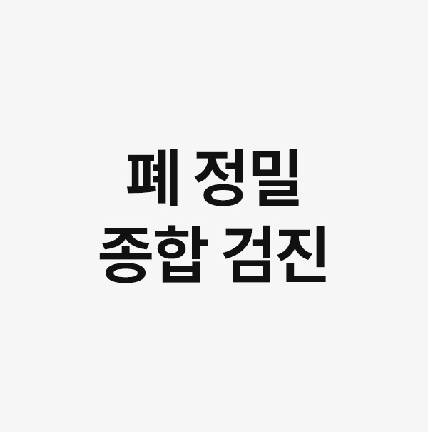 폐 정밀 종합